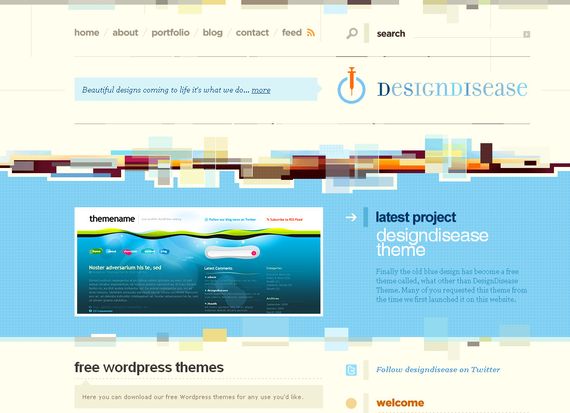 Bright And Colorful Website Design