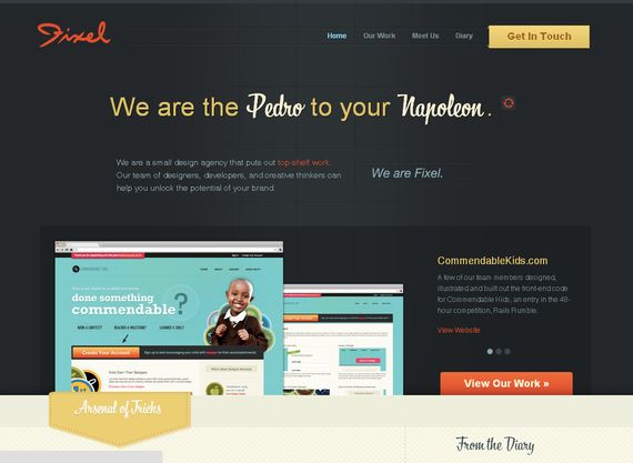 Bright And Colorful Website Design