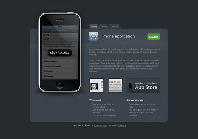 iPhone App Template