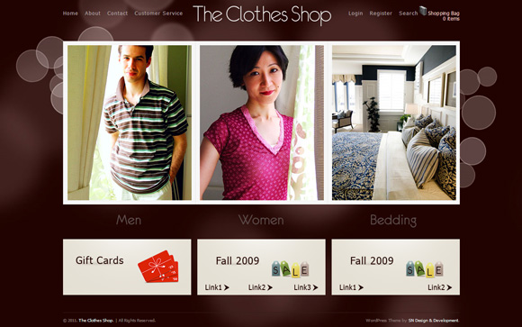 clotes shop The Ultimate Roundup: 70 Best Premium WordPress Themes of 2010