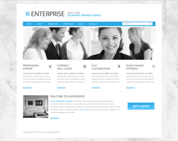 enterprise wordpress theme The Ultimate Roundup: 70 Best Premium WordPress Themes of 2010