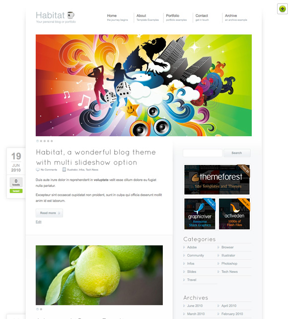 habitat The Ultimate Roundup: 70 Best Premium WordPress Themes of 2010