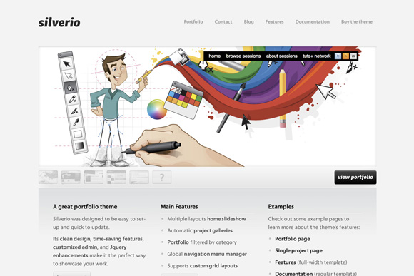 silverio The Ultimate Roundup: 70 Best Premium WordPress Themes of 2010