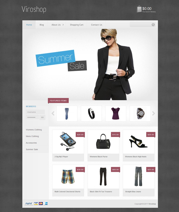 viroshop The Ultimate Roundup: 70 Best Premium WordPress Themes of 2010