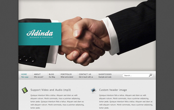 Adinda - Premium Business & Portfolio Wp Theme