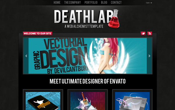 DeathLab Premium Blog/Portfolio WordPress 11 in 1