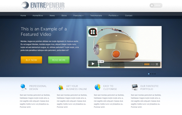 Entrepeneur - WP Business Theme