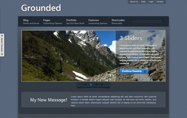 Grounded - Professional WordPress Theme