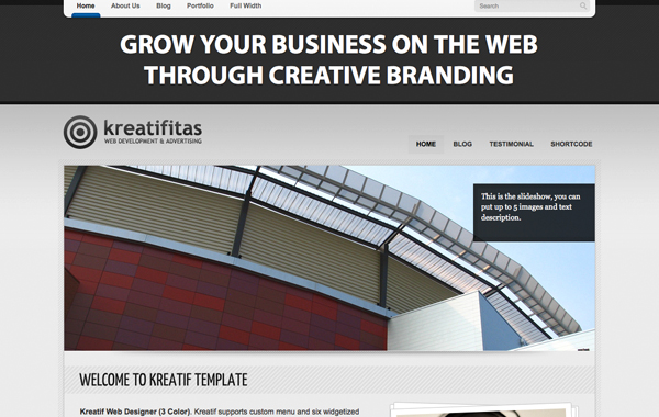 Kreatif Premium WordPress Theme