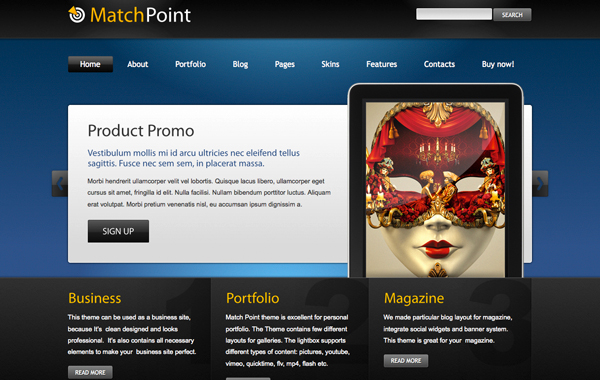 MatchPoint - Business, Portfolio, Magazine theme