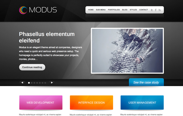 MODUS ? Premium WordPress Theme