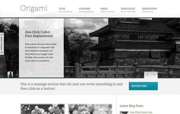 Origami WordPress Theme