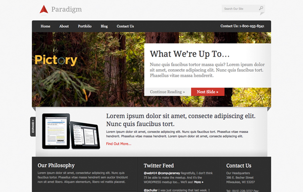 Paradigm Premium WordPress Theme