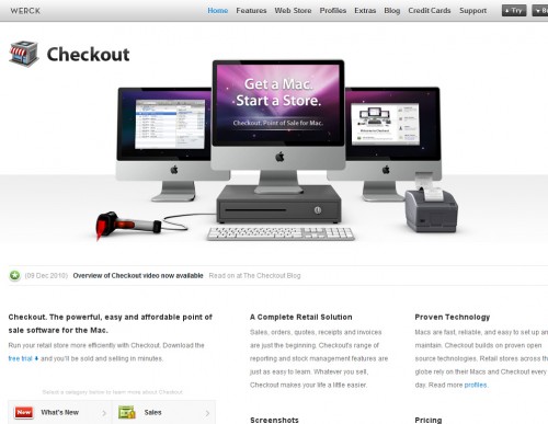 checkoutapp 500x387 35 Beautiful Mac App Web Designs