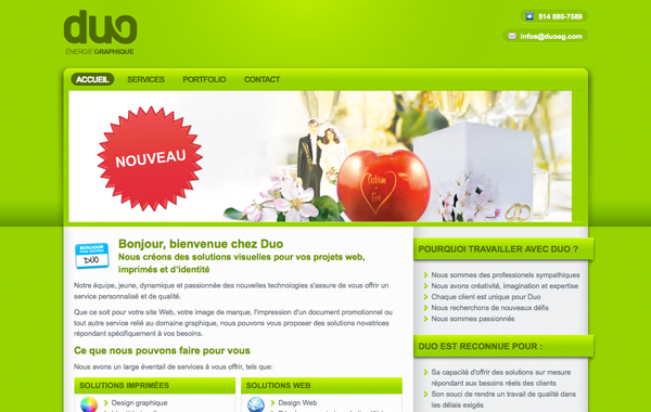 Accueil Duo Anergie Graphique