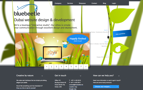 Blue Bettle Dubai Web Design