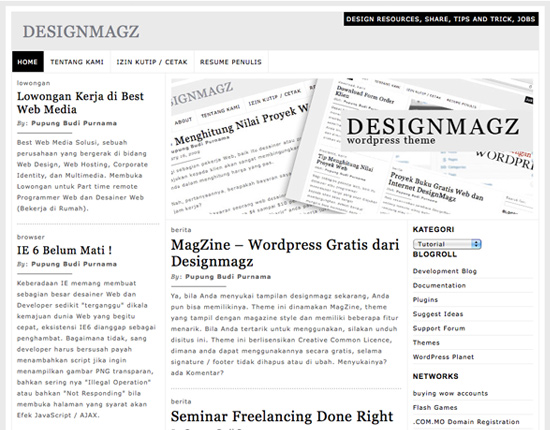 magzine 45 Clean and Beautiful Minimalist Wordpress Themes