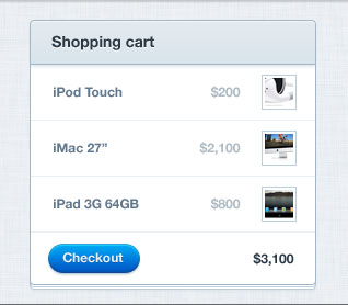 Shopping Cart Ui 30 Free and Useful UI Elements PSD Files