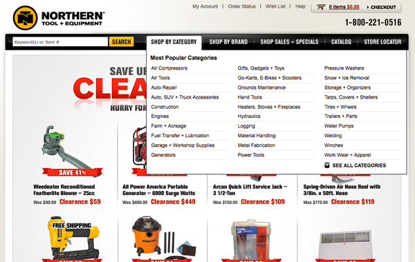Northern Tool Equipment