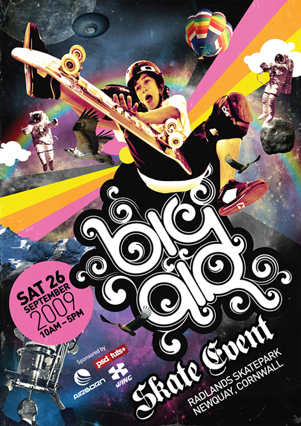 Create a Big Air Event Poster