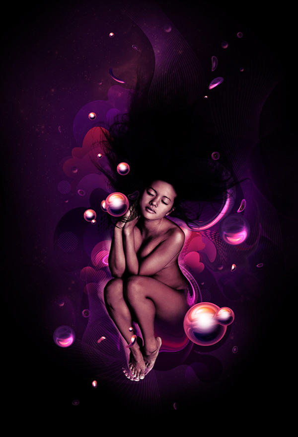 Create a Cosmic, Dreamlike Composition