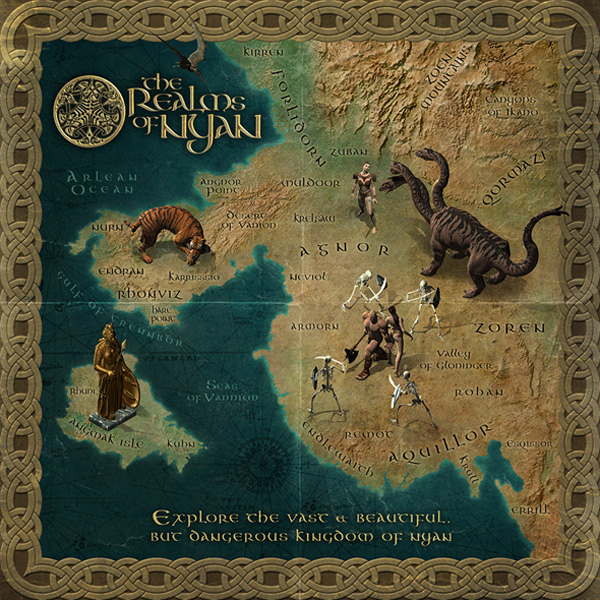 Create a Fantasy Map Illustration