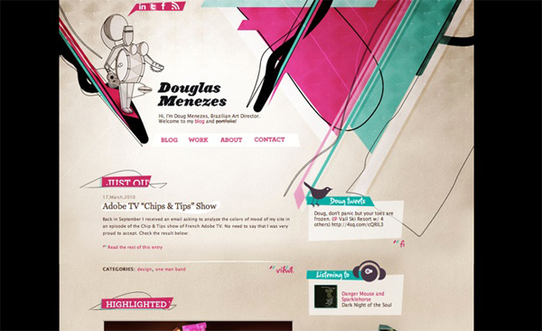 graphicimage6 50 Beautiful & Enticing Designers Websites