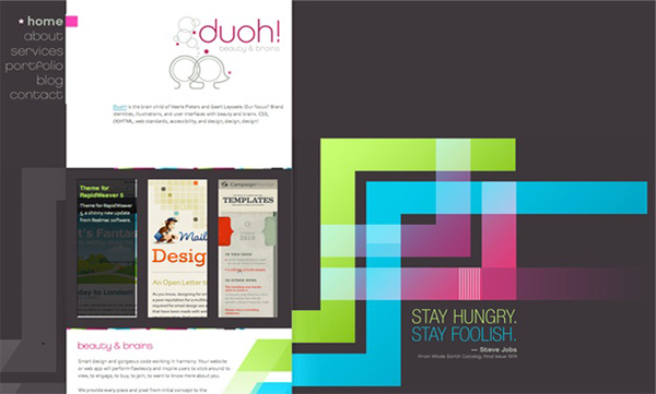 graphicimage7 50 Beautiful & Enticing Designers Websites