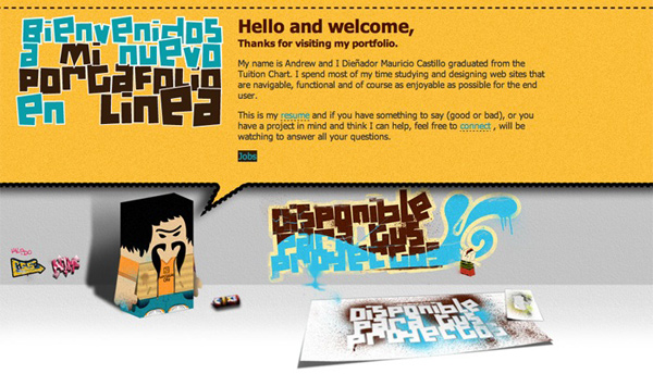 graphicimage9 50 Beautiful & Enticing Designers Websites