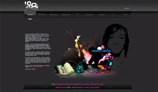 illimage13 50 Beautiful & Enticing Designers Websites
