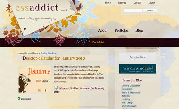 illimage14 50 Beautiful & Enticing Designers Websites