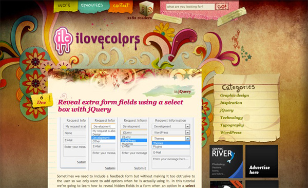 illimage3 50 Beautiful & Enticing Designers Websites