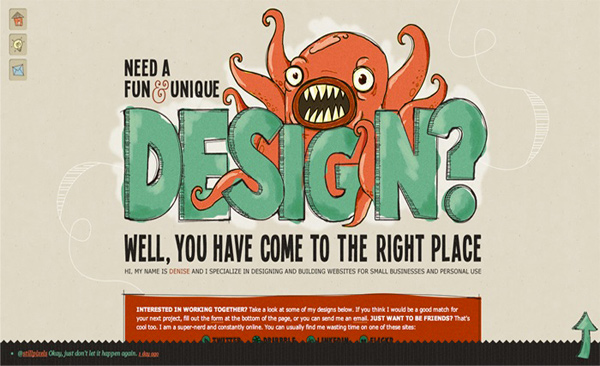 illimage7 50 Beautiful & Enticing Designers Websites