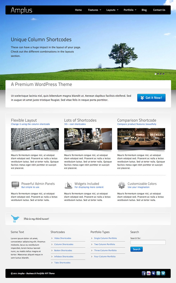 amplus 35 Amazing Wordpress Themes of March 2011