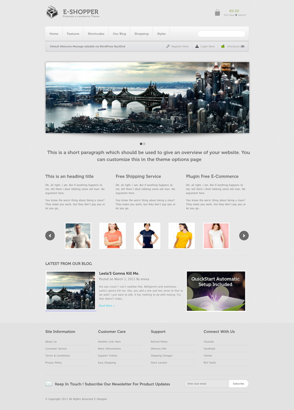 e shopper 35 Amazing Wordpress Themes of March 2011