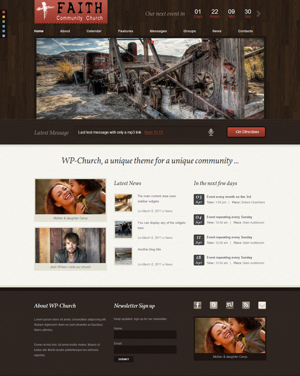 faith 35 Amazing Wordpress Themes of March 2011