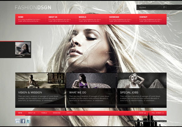 fashio dsgn 35 Amazing Wordpress Themes of March 2011