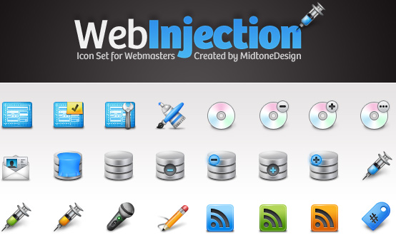 Web Injection Icon Pack