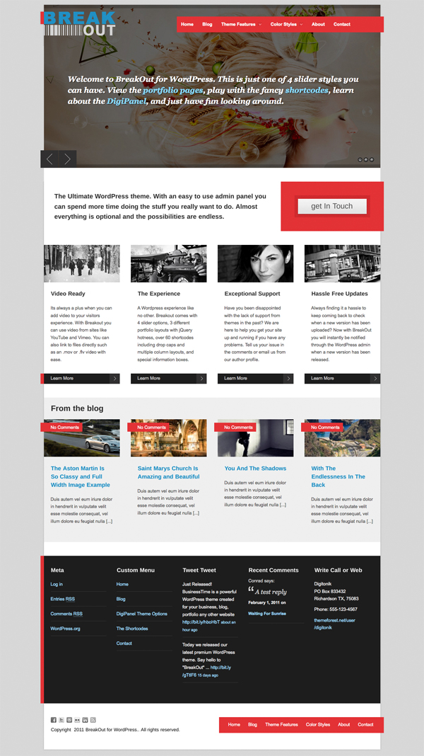 BreakOut Pro WordPress Theme