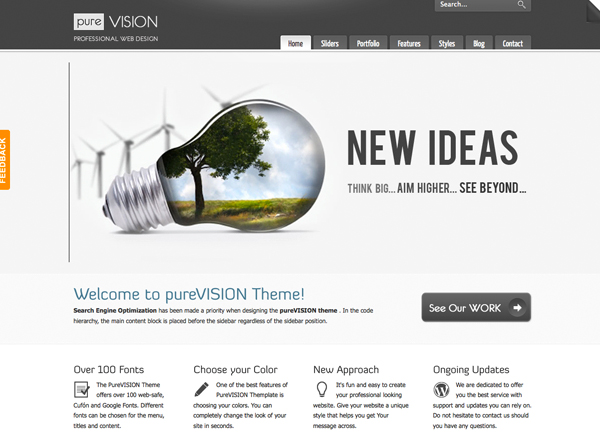 PureVISION WordPress Theme