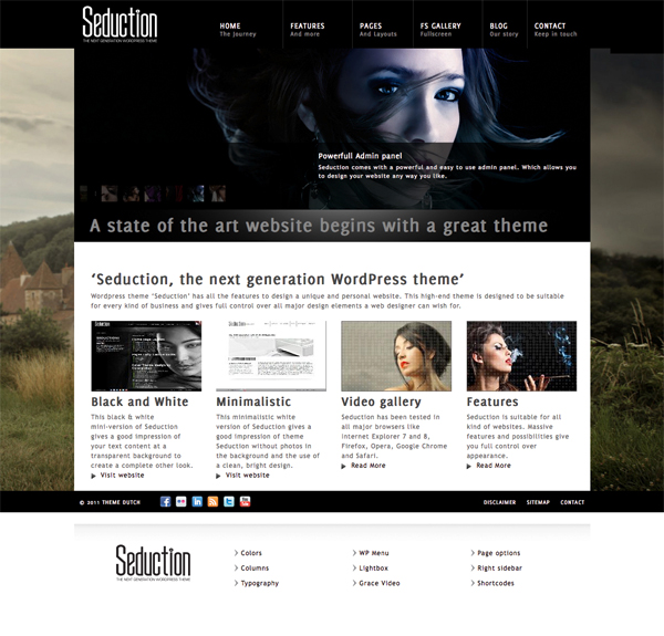 Seduction WordPress Themes