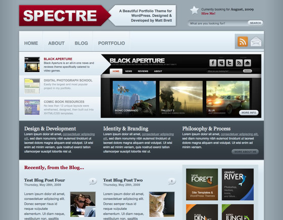 Spectre WordPress Theme