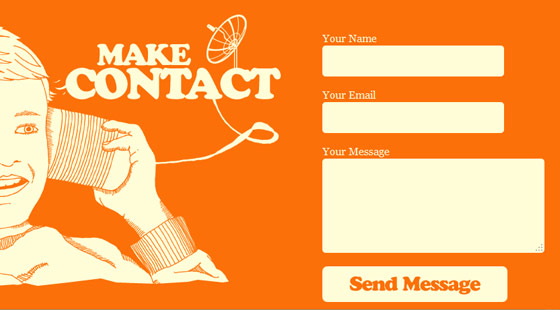 Creative Contact And Web Form Designs