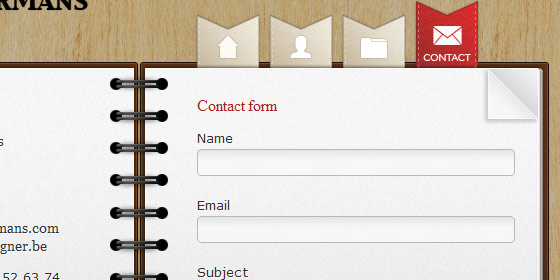 Creative Contact And Web Form Designs