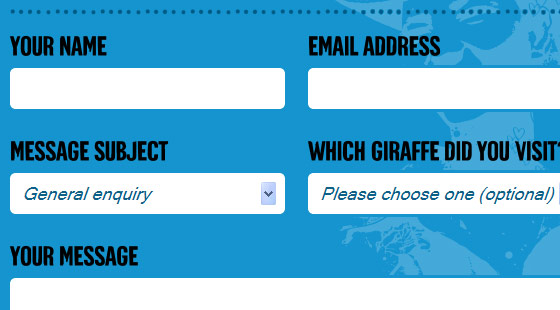 Creative Contact And Web Form Designs