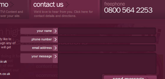 Creative Contact And Web Form Designs