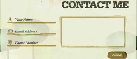 Creative Contact And Web Form Designs