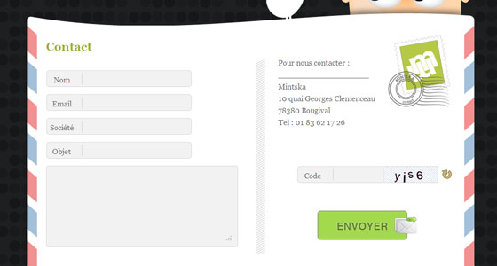 Creative Contact And Web Form Designs