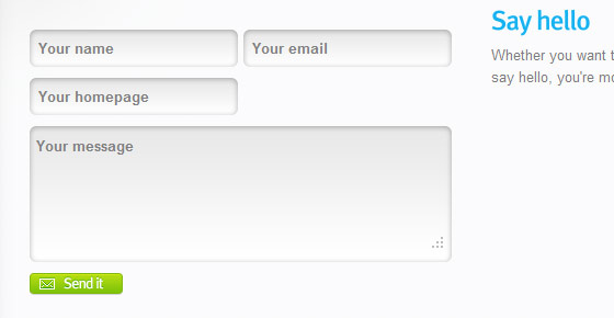 Creative Contact And Web Form Designs