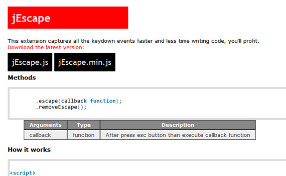 Jescape-new-cool-jquery-plugins-2011